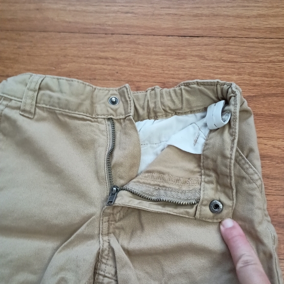 3/$10 🌟 Boys Kids 3T CK Calvin Klein Jeans Khaki Tan Cream Colored Shorts Pants - Picture 3 of 9